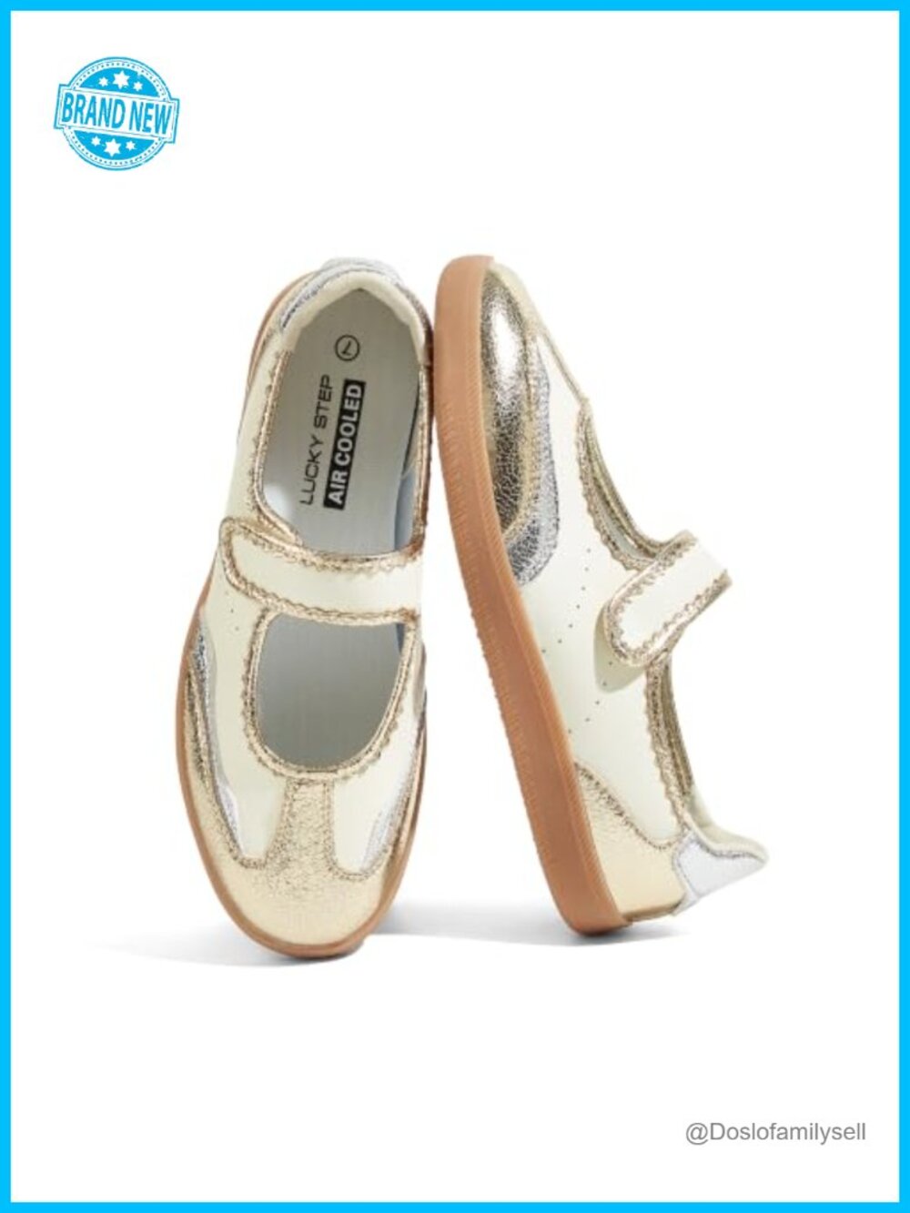 Mary Jane Sneakers for Women Round Toe Slip-On Faux Leather Walking Shoes